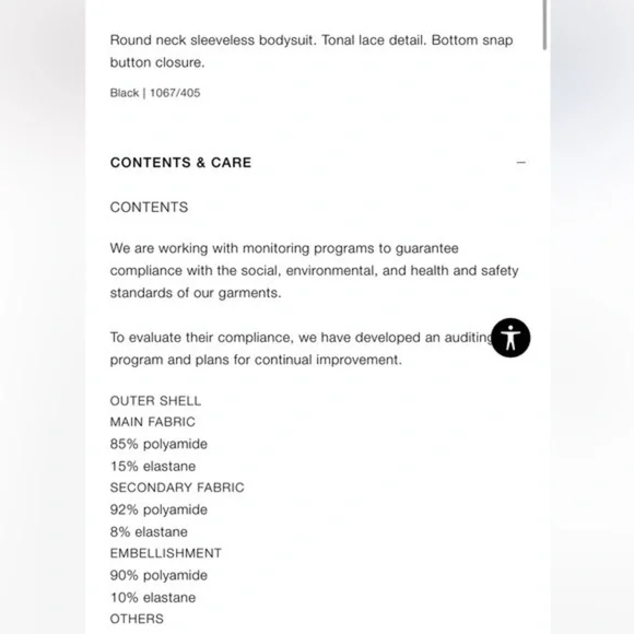 Zara Black Lace Bodysuit - Picture 5 of 10